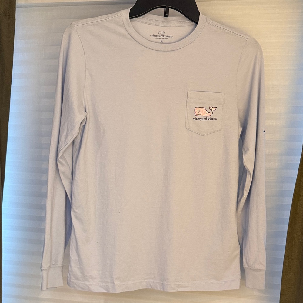 Vineyard Vines Girl’s Light Blue Long Sleeve Tee